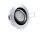 10er Set MILI Einbauleuchtenn 8W GU10 2700K Warmweiss 230V 430 lumen Alu / Schwarz
