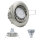 6er Set MILI Einbauleuchtenn 8W GU10 2700K Warmweiss 230V 430 lumen Eisen gebürstet