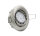 6er Set MILI Einbauleuchtenn 8W GU10 2700K Warmweiss 230V 430 lumen Eisen gebürstet