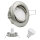 MILI 10er Set Einbauleuchtenn 7W GU10 3000K 230V 520 lumen Eisen gebürstet