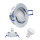 MILI Einbauleuchten 3W,5W,7W GU10 3000K - 4000K Warmweiss - Neutralweiss 230V 250 lumen bis 520 lumen Alu gebürstet