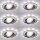 938.01.2 6x  Paulmann Premium 4,5W LED Einbauleuchtenn Kaltweiss 6x250lem+6x 50 lumen Komplett inkl . Zubehör