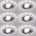 938.01.2 6x  Paulmann Premium 4,5W LED Einbauleuchtenn Kaltweiss 6x250lem+6x 50 lumen Komplett inkl . Zubehör