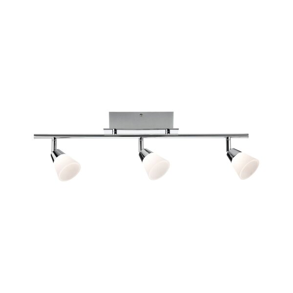 Paulmann 50079 Smarthome Bluetooth Lisboa 3-flammig Deckenbalken dimmbar RGBW chrom Glas