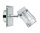 Paulmann WallCeiling Trabani IP44 max. 20W G9 Chrom/Transparent 230V Metall/Glas