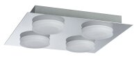 Paulmann WallCeiling Doradus IP23 LED 4x5W 250x250mm...