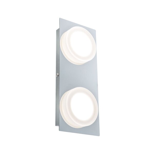 Paulmann WallCeiling Doradus IP23 LED 2x4,7W Chrom 230V Metall/Kunststoff
