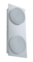 Paulmann WallCeiling Doradus IP23 LED 2x4,7W Chrom 230V Metall/Kunststoff
