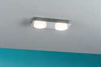 Paulmann WallCeiling Doradus IP23 LED 2x4,7W Chrom 230V Metall/Kunststoff