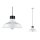 Paulmann Neordic Disa Pendelleuchte max.1x20W E27 Weiß matt/Schwarz 230V Metall/Marmor