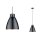 Paulmann Neordic Roald Pendelleuchte max 1x20W E27 Schwarz matt/Kupfer matt 230V Metall/Marmor