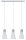Paulmann Neordic Ivar Pendelleuchte max 3x20W E27 Weiß matt 230V Metall/Marmor
