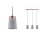 Paulmann Neordic Stig Pendelleuchte max.3x20W E27 Grau/Kupfer matt 230V Beton/Metall