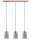 Paulmann Neordic Stig Pendelleuchte max.3x20W E27 Grau/Kupfer matt 230V Beton/Metall