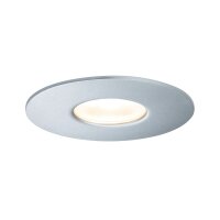 Paulmann Aussenleuchte oder für badezimmer Duschkabine  House Einbauleuchten IP44 ( 600 lumen 3000K ) oder ( 660 lumen 4000K ) 5,3W 230V 55° Silber Metall Acryl