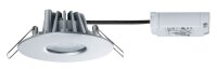 Paulmann Aussenleuchte oder für badezimmer Duschkabine  House Einbauleuchten IP44 ( 600 lumen 3000K ) oder ( 660 lumen 4000K ) 5,3W 230V 55° Silber Metall Acryl