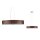 Paulmann Neordic Liska Pendelleuchte max.3x20W E27 Holz dunkel/Chrom matt 230V Holz/Metall