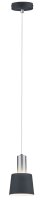 Paulmann Neordic Haldar Pendelleuchte max.1x20W E14 Dunkelgrau/Chrom matt 230V Metall
