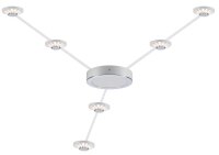 Star EBL Frill LED 6x0,45W 2700K 230/12V 7VA Weiß matt Chrom/Kunststoff