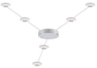 Star EBL Frill LED 6x0,45W 2700K 230/12V 7VA Weiß matt Chrom/Kunststoff