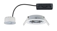 1x  Paulmann Premium Einbauleuchten Einbau Lampe Set Coin rund schwenkbar dimmbar LED 6,8W 230V Weiß Chrom