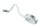 Paulmann URail Syst LED Leseleuchte Discus 1x5,5W Chrom matt 230V Metall/Kunststoff