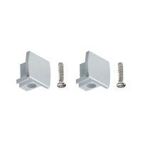 Paulmann URail Universal Endcap 2er Pack Chrom matt...