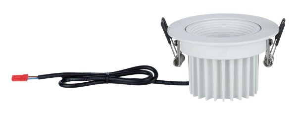 Paulmann 998.70 Premium EBL Helia rund schwenkbar LED 4000K 8,7W 230V/700mA 92mm weiß matt Alu Acryl