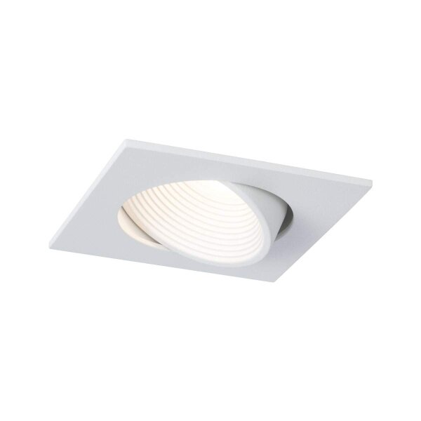 Paulmann 998.72 Premium EBL Set Helia eckig schwenkbar LED 4000K 8,7W230V/700mA92x92mm Weiß matt Alu Acryl