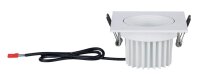 Paulmann 998.72 Premium EBL Set Helia eckig schwenkbar LED 4000K 8,7W230V/700mA92x92mm Weiß matt Alu Acryl