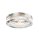 3er Set Paulmann Einbauleuchtenn Glas rund  inkl. LED GU10 6W Neutralweiß 450 Lumen - ergibt 3x 50W Licht