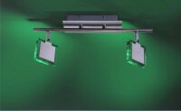 TONY RGB Leuchten Direkt Deckenleuchte, stahl 2xLED-Board 3,5W RGB, 3000K Innenleuchte, IP20
