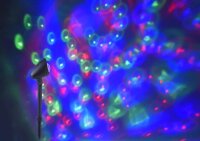 DISCO Leuchten Direkt Erdspießleuchte, schwarz 1xLED-Board 3W RGB Aussenleuchte, IP44