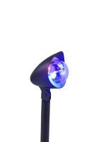 DISCO Leuchten Direkt Erdspießleuchte, schwarz 1xLED-Board 3W RGB Aussenleuchte, IP44