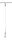 95013.led U-Rail DecoSystems Pendel Blanko mit 1x4W GU10 LED Chrom matt