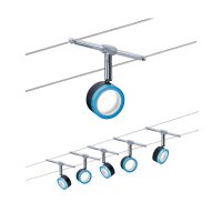 Paulmann Seilsystem Komplett Set inkl Zubehör 5x4W...