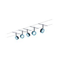 Paulmann Seilsystem Komplett Set inkl Zubehör 5x4W...