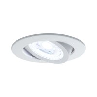 Paulmann SmartHome Zigbee Lens Einbauleuchten Set LED 3x4,8W RGBW schwenkbar 230/24V 15W 80mm Weiß m/Alu Zink