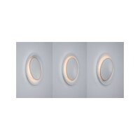 Paulmann Wand Einbauleuchten Set Neordic 1x2,5W 2700K 230V 230V Marmor Weiß matt/Kunststoff