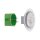 Paulmann Wand Einbauleuchten Set Neordic 1x2,5W 2700K 230V 230V Marmor Weiß matt/Kunststoff