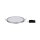 Paulmann Einbauleuchten Set Panel Areo rund dimmbar IP44 1x12W 3000K 230V 180mm Nickel matt/Kunstoff