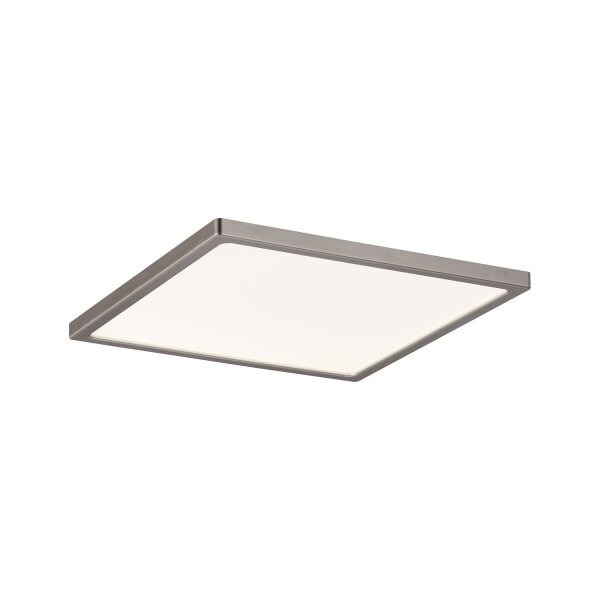 Paulmann Einbauleuchten Set Panel Areo eckig dimmbar IP44 1x12W 3000K 230V 180x180mm Nickel matt/Kunststoff