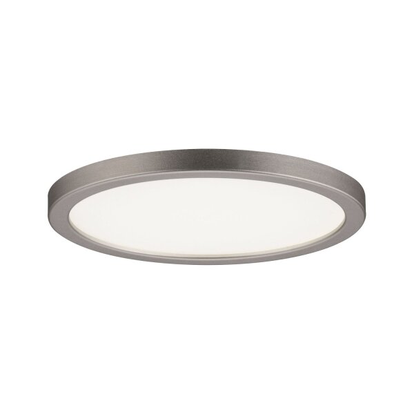 Paulmann Einbauleuchten Set Panel Areo rund IP23 LED 1x8W 3000K 230V 120mm Nickel matt/Kunststoff