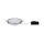 Paulmann Einbauleuchten Set Panel Areo rund IP23 LED 1x8W 3000K 230V 120mm Nickel matt/Kunststoff