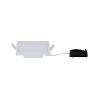 Paulmann Einbauleuchten Set Panel Areo eckig IP23 LED 1x8W 3000K 230V 120x120mm Weiß matt/Kunststoff