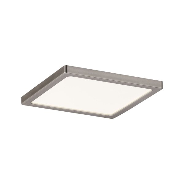 Paulmann Einbauleuchten Set Panel Areo eckig IP23 LED 1x8W 3000K 230V 120x120mm Nickel matt/Kunststoff