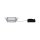 Paulmann Einbauleuchten Set Panel Areo eckig IP23 LED 1x5W 3000K 230V 80x80mm Nickel matt/Kunststoff