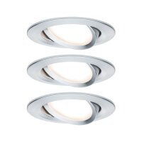 Paulmann Einbauleuchten Set Nova Coin rund schwenkbar LED...