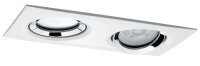 Paulmann Einbauleuchten Nova Plus IP65 schwenkbar 2x6W...