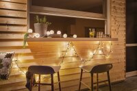 Paulmann Aussenleuchte Mobile Lichterkette IP44 3000K 48x1 lumen 5V ladbar mit USB